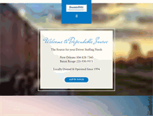 Tablet Screenshot of dependablesource.net